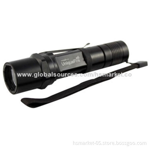 Outdoor LED Flashlight with Cree Q5 LED, 1x 18650 Rechargeable, 6 Hours, 240lm, 2 WattsNew
